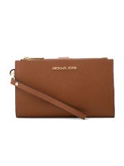 ארנק עור לאישה מבית Michael Kors דגם 35F8GTVW0L-TAN