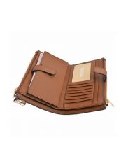 ארנק עור לאישה מבית Michael Kors דגם 35F8GTVW0L-TAN