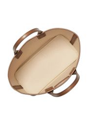 תיק עור לאישה מבית MICHAEL KORS דגם MK-35H1T2JT1C-TAN