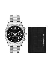 סט שעון וארנק לגבר מבית Michael Kors קולקציית LEXINGTON דגם MK1091SET