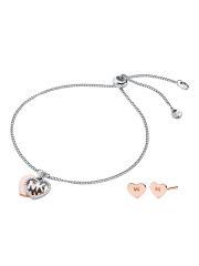 סט שרשרת ועגילים MICHAEL KORS דגם MKC1257AN931