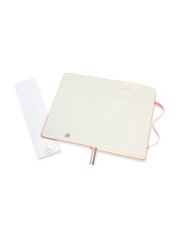 מחברת חלקה כריכה קשה מבית MOLESKINE צבע אלמוג דגם - MOL-ARTBULNT3D20