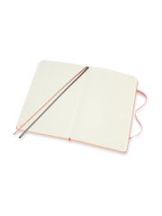 מחברת חלקה כריכה קשה מבית MOLESKINE צבע אלמוג דגם - MOL-ARTBULNT3D20