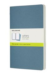 סט 3 מחברות חלקות L כריכה רכה מבית MOLESKIN דגם CH018B44