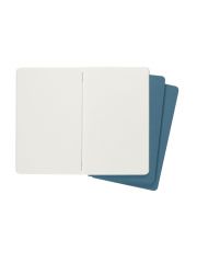 סט 3 מחברות חלקות L כריכה רכה מבית MOLESKIN דגם CH018B44