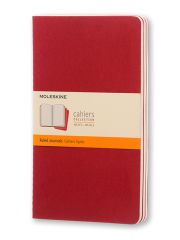 סט 3 מחברות שורה כריכה רכה מבית Moleskine דגם CH116