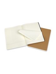 סט 2 מחברות שורה מבית MOLESKINE שחור/אדום דגם - CH4STNB02