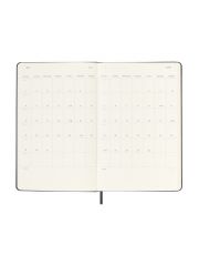 מחברת 12 חודשים שבועי כריכה קשה מבית MOLESKINE דגם DHB12WH3Y23