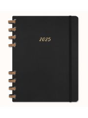 ארגונית תכנון חודשי ספירלה XL עם כריכה קשה  MOLESKINE דגם DHSPB12MWH4Y25