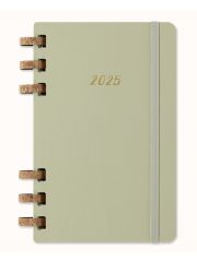 ארגונית תכנון 12 חודש ספירלה L עם כריכה קשה מבית MOLESKINE דגם DHSPK5212MWH3Y25