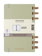 ארגונית תכנון 12 חודש ספירלה L עם כריכה קשה מבית MOLESKINE דגם DHSPK5212MWH3Y25