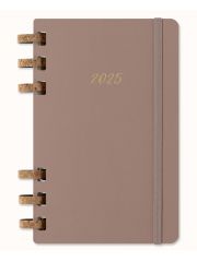 ארגונית תכנון 12 חודש ספירלה L עם כריכה קשה MOLESKINE דגם DHSPP2912MWH3Y25