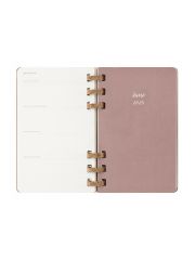 ארגונית תכנון 12 חודש ספירלה L עם כריכה קשה MOLESKINE דגם DHSPP2912MWH3Y25