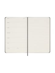 מחברת תכנון שבועי L כריכה קשה MOLESKINE דגם DHSPP2912MWH3Y25