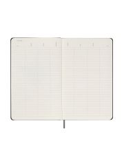 מחברת תכנון שבועי L כריכה קשה MOLESKINE דגם DHSPP2912MWH3Y25