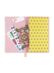 מחברת תכנון שבועי כריכה קשה מהדורה מוגבלת מקולקציית האומן SAKURA מבית MOLESKINE דגם DHUNDBSU07WN3NB