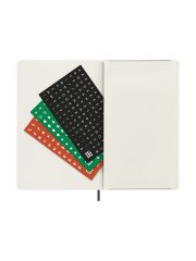 מחברת תכנון חודשי XL כריכה רכה ספירלה  MOLESKINE דגם DSSPB12AMWH3Y25