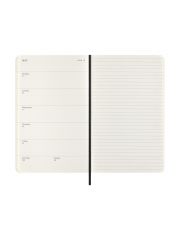 מחברת תכנון חודשי XL כריכה רכה ספירלה  MOLESKINE דגם DSSPB12AMWH3Y25