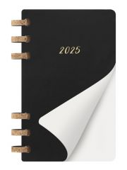 מחברת תכנון חודשי L כריכה רכה ספירלה מבית MOLESKINE דגם DSSPB12MWH3Y25