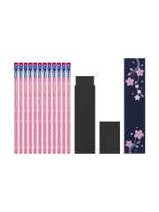 סט 12 עפרונות ואריזת מתנה מבית MOLESKINE דגם EWBKWSU01F12SET