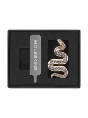 צארם קישוט משובץ למחברת מבית MOLESKINE דגם LECNYPINSNAKECRYS