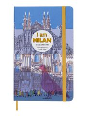 מחברת שורה כריכה קשה מבית MOLESKINE קולקציית I AM MILAN דגם LEQP060IAMI