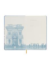 מחברת שורה כריכה קשה מבית MOLESKINE קולקציית I AM MILAN דגם LEQP060IAMI