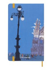 מחברת שורה כריכה קשה מבית MOLESKINE קולקציית I AM MILAN דגם LEQP060IAMI