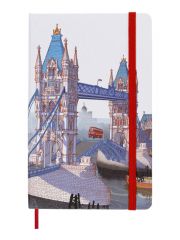 מחברת שורה כריכה קשה מבית MOLESKINE קולקציית I AM LONDON דגם LEQP060IAMLO