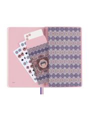 סט 2 מחברות שורה כ.קשה ונרתיק LIMITED ADDITION מבית MOLESKINE של האומן היפני SAKURA דגם LESU07THEMBO