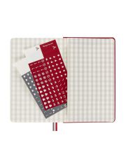 מחברת מתכונים MOLESKINE צבע אדום דגם - MOL-PASRECP