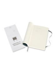 מחברת תכנון כריכה קשה MOLESKINE צבע ירוק דגם PROPFNTB3SK19
