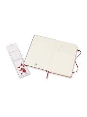 מחברת מנוקדת כריכה קשה מבית MOLESKINE צבע אדום דגם - MOL-QP053F2