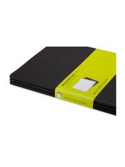 סט 3 מחברות כיס חלקות מבית MOLESKINE דגם QP313