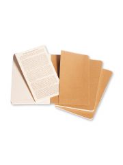 סט 3 מחברות כיס שורה כריכה רכה מבית MOLESKINE דגם QP411