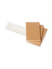 סט 3 מחברות כיס שורה כריכה רכה מבית MOLESKINE דגם QP411