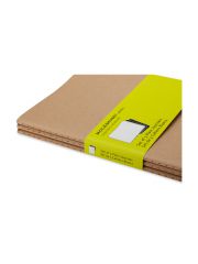 סט 3 מחברות כיס חלקות כריכה רכה מבית MOLESKINE דגם QP413