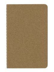 סט 3 מחברות כיס חלקות כריכה רכה מבית MOLESKINE דגם QP413
