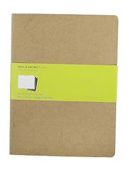 סט 3 מחברות XL חלקות כריכה רכה מבית MOLESKINE דגם QP423