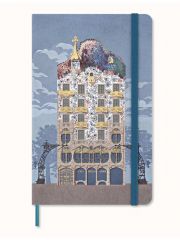 מחברת שורה L כריכה קשה מבית MOLESKINE דגם SEBOXL6865CBATLLO