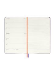 מחברת 12 חודש שבועי כריכה קשה מבית MOLESKINE דגם SKDHWNL12H2MISS23