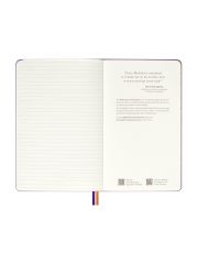 מחברת 12 חודש שבועי כריכה קשה מבית MOLESKINE דגם SKDHWNL12H2MISS23