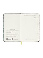 ארגונית 12 חודש שבועי כריכה קשה מבית MOLESKINE LINITED ADITION דגם SKDHWNP12MISSBW23