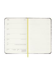 ארגונית 12 חודש שבועי כריכה קשה מבית MOLESKINE LINITED ADITION דגם SKDHWNP12MISSBW23