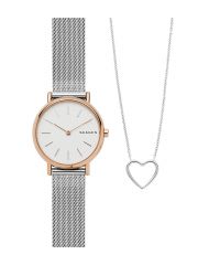 סט שעון + שרשרת SKAGEN דגם SKW1106