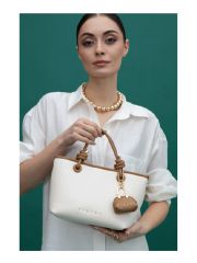 Hand Bag Beige
