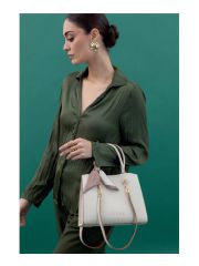 Hand Bag Beige
