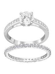 סט טבעות לאישה מבית SWAROVSKI קולקציית I DO מידה 58 דגם 5184980