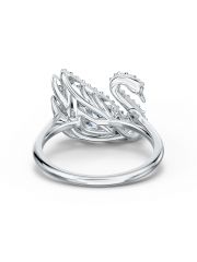 טבעת SWAROVSKI קולקציית DANCING SWAN מידה 55 דגם 5520712