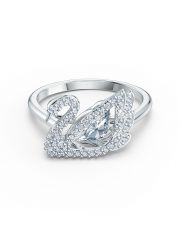 טבעת ברבור SWAROVSKI קולקציית DANCING SWAN מידה 50